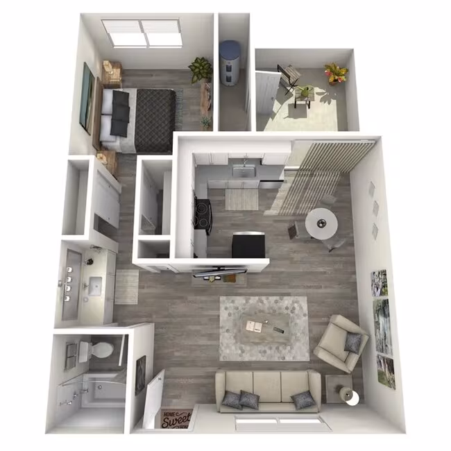 1 Bed • 1 Bath 2403 floor plan